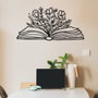 Wallity Culture Flower Escultura de pared en Negro